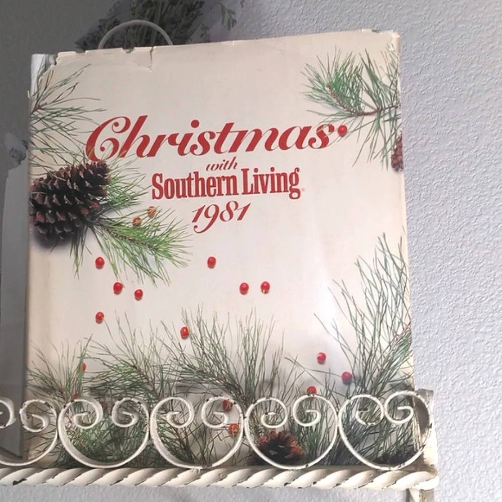 Vintage 80s Christmas Cookbook Southern Living 1981 Holiday Recipes & Baking